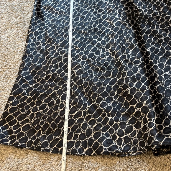 Y2K Jones New York Satin Animal Print Slip Dress Nightgown Women’s Size Small - Picture 11 of 13